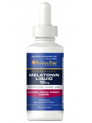 Мелатонин Puritan's Pride Liquid Melatonin 10 mg (59 мл.)