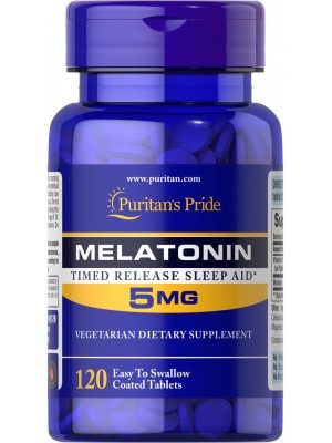 Puritan's Pride Melatonin 5 mg with B-6  (120 таб.) Мелатонин Puritan's Pride Melatonin 5 mg with B-6  (120 таб.)