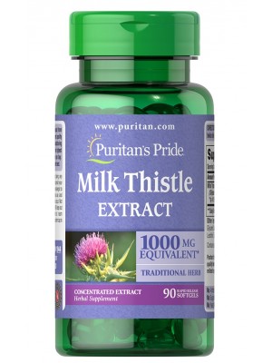 Биологически активные добавки Puritan's Pride Milk Thistle Extract 1000mg (90 капс.)