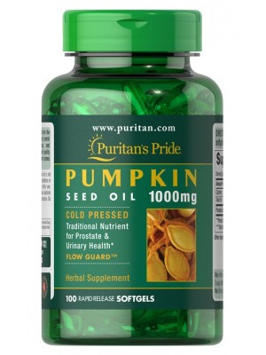 Витамины и минералы Puritan's Pride Pumpkin Seed Oil 1000 mg (100 капс.)