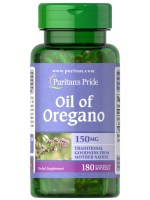 Биологически активные добавки Puritan's Pride Oil of Oregano 150mg (180 капс.)