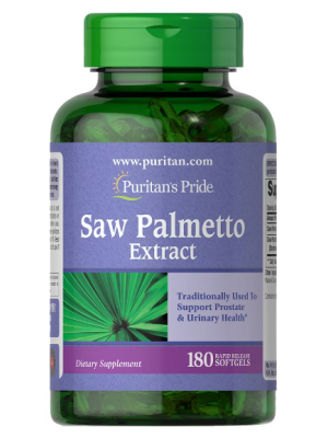 Повышение либидо и потенции Puritan's Pride Saw Palmetto Extract (180 софт.)