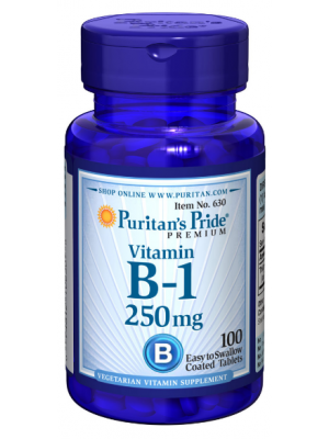 Отдельные витамины Puritan's Pride Vitamin B-1 250 mg (100 капс.)