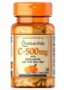 Отдельные витамины Puritan's Pride Vitamin C-500 mg with Bioflavonoids (30 капс.)