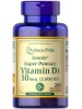 Окремі вітаміни Puritan's Pride Vitamin D3 50 mcg 2000 IU (200 капс.)