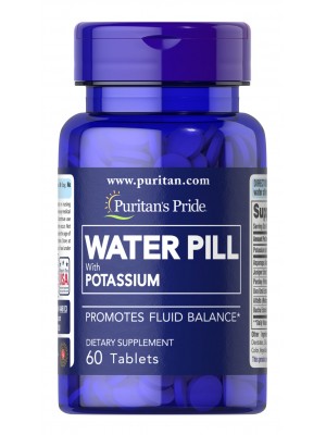 Изотоники Puritan's Pride Water Pill with Potassium (60 таб.)