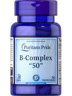 Puritan's Pride B-Complex 50 (50 таб.) Мультивитамины Puritan's Pride B-Complex 50 (50 таб.)