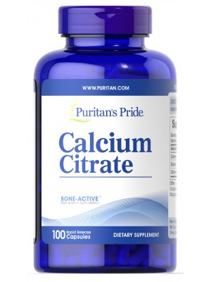 Минералы Puritan's Pride Calcium Citrate (100 капс.)
