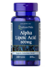 Альфа липолевая кислота (ALA) Puritan's Pride Alpha Lipoic Acid 600mg (30 капс.)