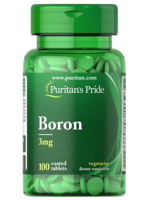Минералы Puritan's Pride Boron 3 mg (100 таб.)