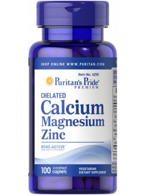 Puritan's Pride Calcium Magnesium Zink (100 таб.)