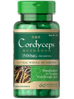 Puritan's Pride Cordyceps 750 mg (60 капс.)