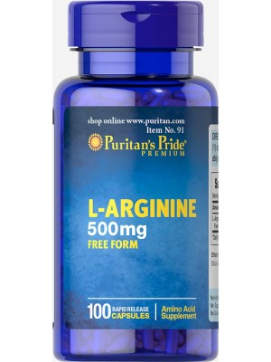 Puritan's Pride L-Arginine 500mg (100 капс.)