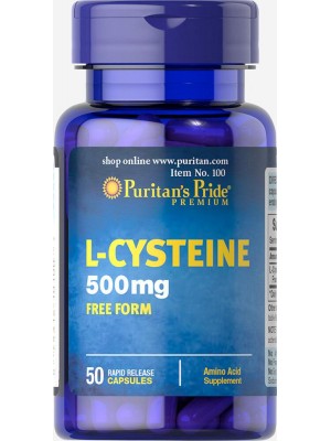 Отдельные аминокислоты Puritan's Pride L-Cysteine 500 mg (50 капс.)