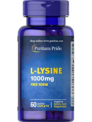 Отдельные аминокислоты Puritan's Pride L-Lysine 1000mg (60 таб.)