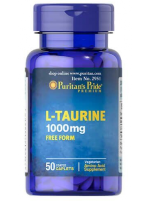 Отдельные аминокислоты Puritan's Pride L-Taurine 1000mg (50 таб.)