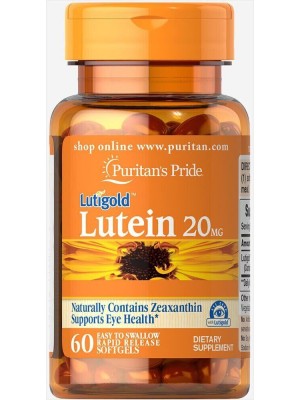 Биологически активные добавки Puritan's Pride Lutein 20mg (60 капс.)