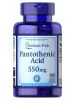 Минералы Puritan's Pride Pantothenic Acid 550mg (100 капс.)