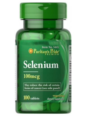 Puritan's Pride Selenium 100 mcg (100 таб.)