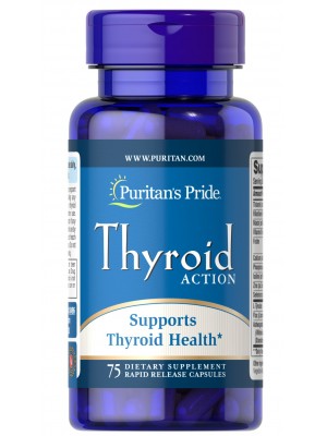 Puritan's Pride Thyroid Action (75 капс.)