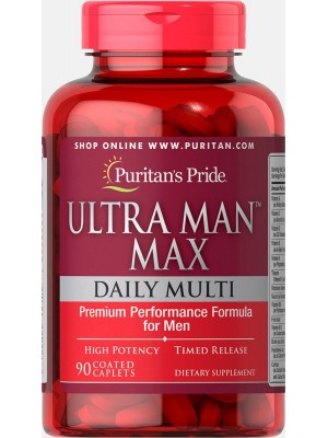 Мультивитамины Puritan's Pride Ultra Man Max (90 таб.)