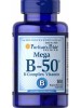 Отдельные витамины Puritan's Pride Mega B-50 (100 таб.)