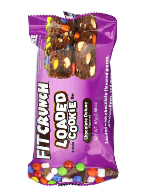 Протеиновые батончики Robert Irvines Fit Crunch Loaded Cookie (82 гр.)