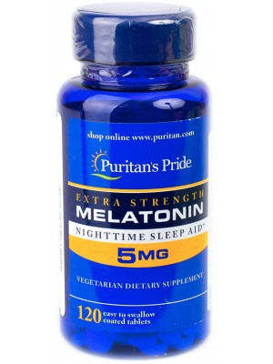 Мелатонин Puritan's Pride Melatonin 5 mg (120 таб.)