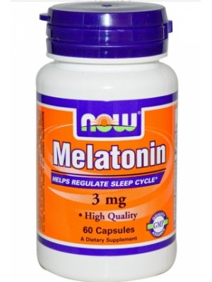 NOW Melatonin 3 mg (60 капс.)