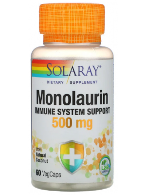 Биологически активные добавки Solaray Monolaurin 500 mg. (60 капс.)