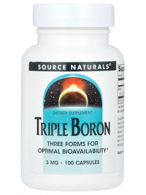 Минералы Source Naturals Triple Boron (100 капс.)