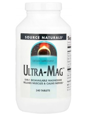 Мінерали Source Naturals Ultra-Mag (240 таб.)