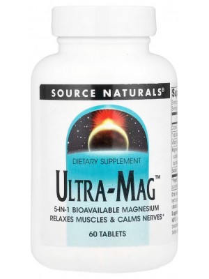 Мінерали Source Naturals Ultra-Mag (60 таб.)