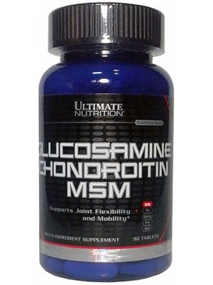 Ultimate Nutrition Glucosamine Chondroitin MSM (90 таб.) Хондропротекторы Ultimate Nutrition Glucosamine Chondroitin MSM (90 таб.)