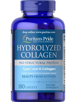 Puritan's Pride Hydrolyzed Collagen (180 таб.)