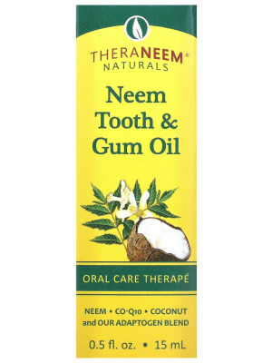 Зубная паста, зубной порошок Theraneem Naturals Neem Tooth & Gum Oil ( 15 мл.)