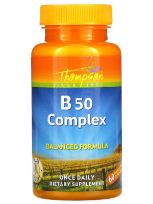Мультивитамины Thompson B 50 Complex (60 капс.)