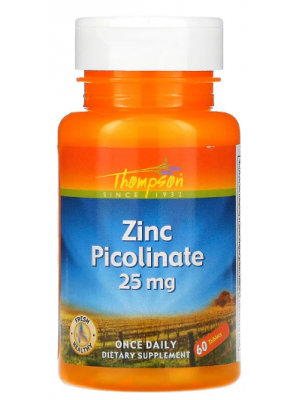 Минералы Thompson Zinc Picolinate 25mg (60 таб.)