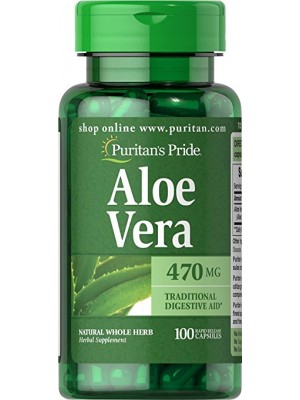 Биологически активные добавки Puritan's Pride Aloe Vera 470mg (100 капс.)