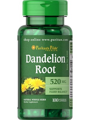 Биологически активные добавки Puritan's Pride Dandelion Root 520mg (100 капс.)