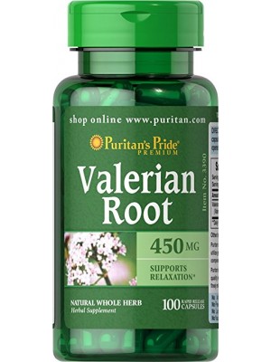Биологически активные добавки Puritan's Pride Valerian Root 450mg (100 капс.)