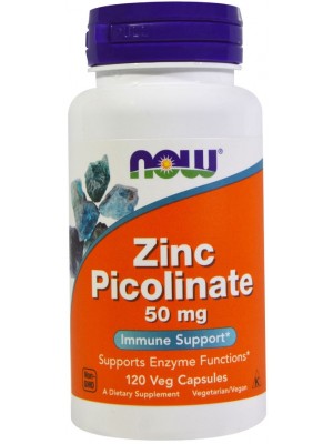 Минералы NOW Zinc Picolinate 50 mg (120 капс.)