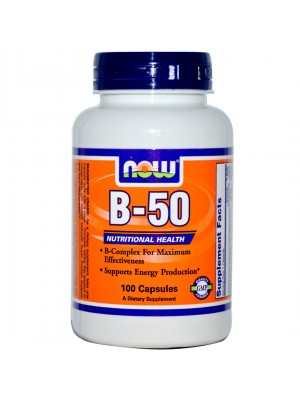 Отдельные витамины NOW B-50 (100 капс.)