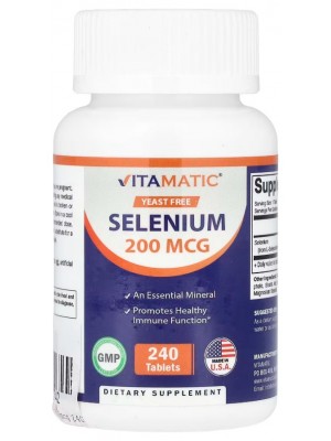 Минералы Vitamatic Selenium 200 mcg (240 таб.)