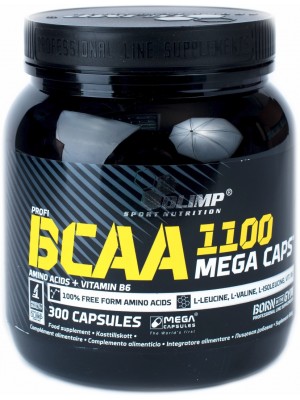 BCAA Olimp Nutrition BCAA Mega Caps 1100 (300 капс.)