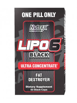 Жироспалювачі Nutrex Lipo 6 Black Ultra Concentrate (60 капс.)