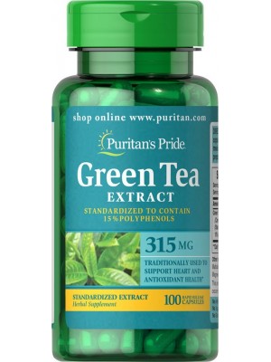 Puritan's Pride Green Tea 315mg (100 капс.)